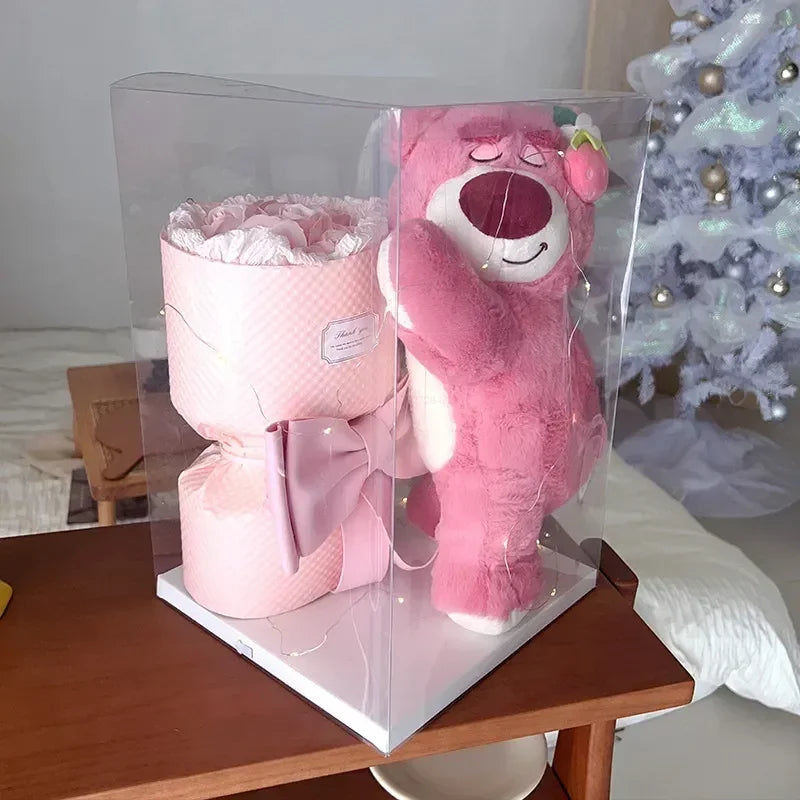 Lotso Plüsch Box mit ewig haltbaren Rosen